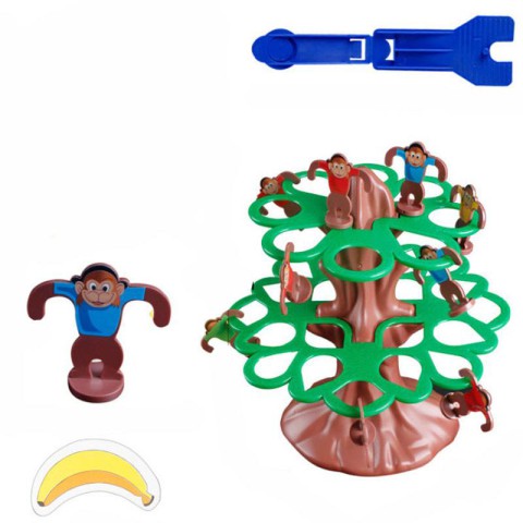 Настільна інтерактивна гра Ummi 707-31 Jumping Monkeys Game Brown / Green