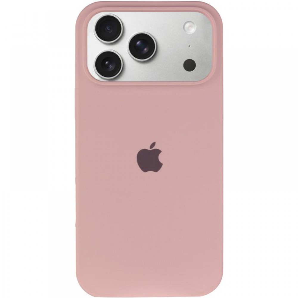 Чохол Silicone Case Full Protective (AA) для Apple iPhone 17 Pro Max (6.9") Рожевий / Pink Sand