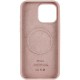Чохол Silicone Case (AA) Logo with MagSafe для Apple iPhone 14 (6.1") Рожевий / Pink Sand