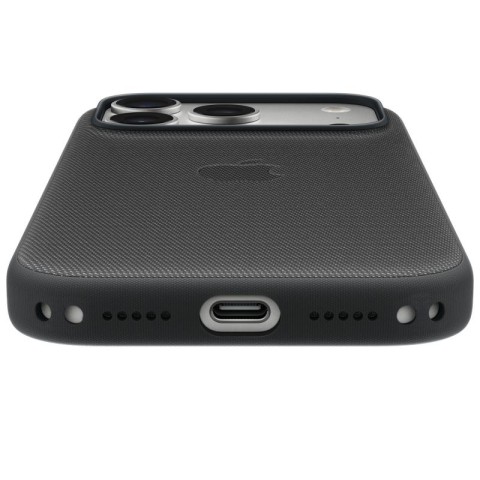 Чохол тканинний TechWoven (AAA) NEW with MagSafe and Animation для Apple iPhone 17 Pro Max (6.9") Black