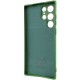 Чохол Silicone Cover Lakshmi Full Camera (AA) with logo для Samsung Galaxy S25 Ultra Зелений / Dark green