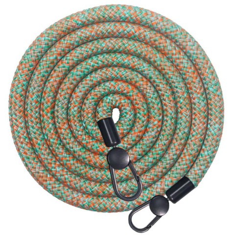 Чохол TPU Transparent with Straps для Apple iPhone 15 (6.1") Green / Red