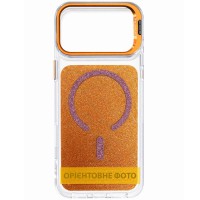 Чохол TPU+PC Jewel Sparkle with MagSafe для Apple iPhone 15 Pro Max (6.7") Orange Sparkle