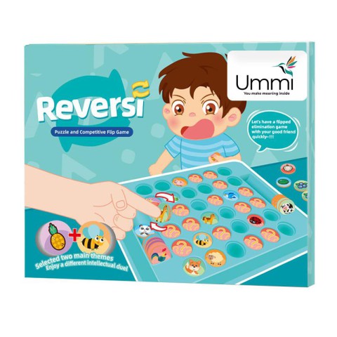 Настільна інтерактивна гра Ummi 934 Reversi with a flip and elimination Colorful