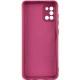 Чохол TPU GETMAN Liquid Silk Full Camera для Samsung Galaxy A31 Бордовий / Marsala