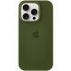 Чохол Silicone Case Full Protective (AA) для Apple iPhone 15 Pro Max (6.7") Зелений / Dark Olive