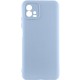 Чохол TPU GETMAN Liquid Silk Full Camera для Motorola Moto G72 Блакитний / Lilac Blue