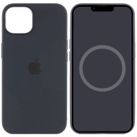 Чохол Silicone case (AAA) with Magsafe and Animation для Apple iPhone 13 (6.1") Чорний / Midnight