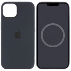 Чохол Silicone case (AAA) with Magsafe and Animation для Apple iPhone 13 (6.1") Чорний / Midnight