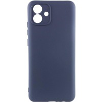 Чохол TPU GETMAN Liquid Silk Full Camera для Samsung Galaxy A05 Синій / Midnight Blue