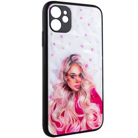 TPU+PC чохол Prisma Ladies для Apple iPhone 11 (6.1") Pink