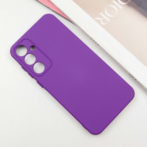 Чохол Silicone Cover Lakshmi Full Camera (A) для Samsung Galaxy S24+ Фіолетовий / Purple