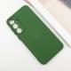 Чохол TPU GETMAN Liquid Silk Full Camera для Samsung Galaxy S24+ Зелений / Dark green