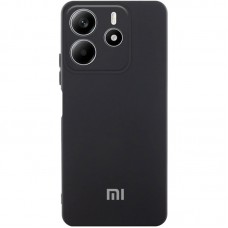 Чохол Silicone Cover Lakshmi Full Camera (AA) with logo для Xiaomi Redmi Note 14 4G (Int. version) Чорний / Black