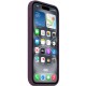 Чохол Silicone case (AAA) with Magsafe and Animation (button) для Apple iPhone 16 Pro (6.3") Plum
