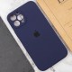 Чохол Silicone Case Full Camera Protective (AA) для Apple iPhone 12 Pro (6.1") Темно-синій / Midnight blue