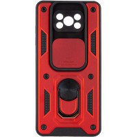 Чохол Ummi Camshield Serge Ring для Xiaomi Poco X3 NFC / Poco X3 Pro Червоний / Red