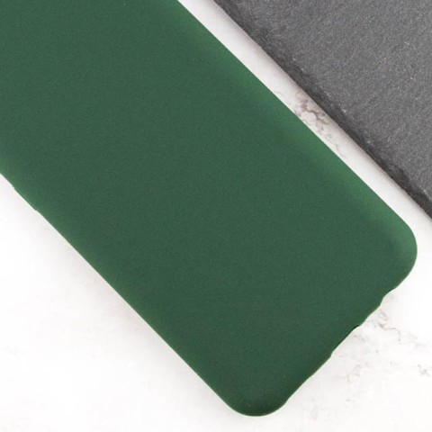 Чохол TPU GETMAN Liquid Silk Full Camera для Samsung Galaxy A06 Зелений / Dark green