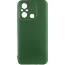 Чохол TPU GETMAN Liquid Silk Full Camera для Xiaomi Redmi 12C Зелений / Dark green