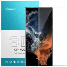 Захисне скло Nillkin (CP+ max 3D) для Samsung Galaxy S22 Ultra Чорний