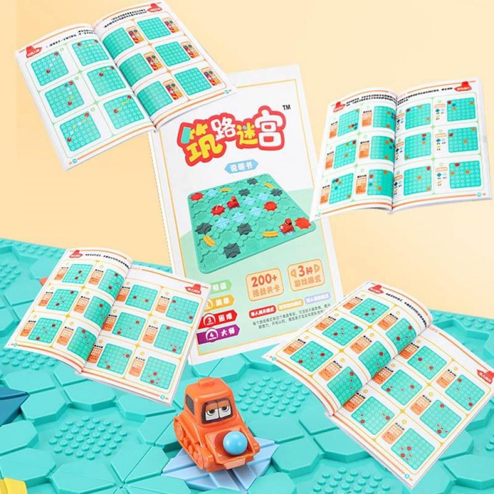 Настільна інтерактивна гра Ummi BS805 Logical Road Builder Green