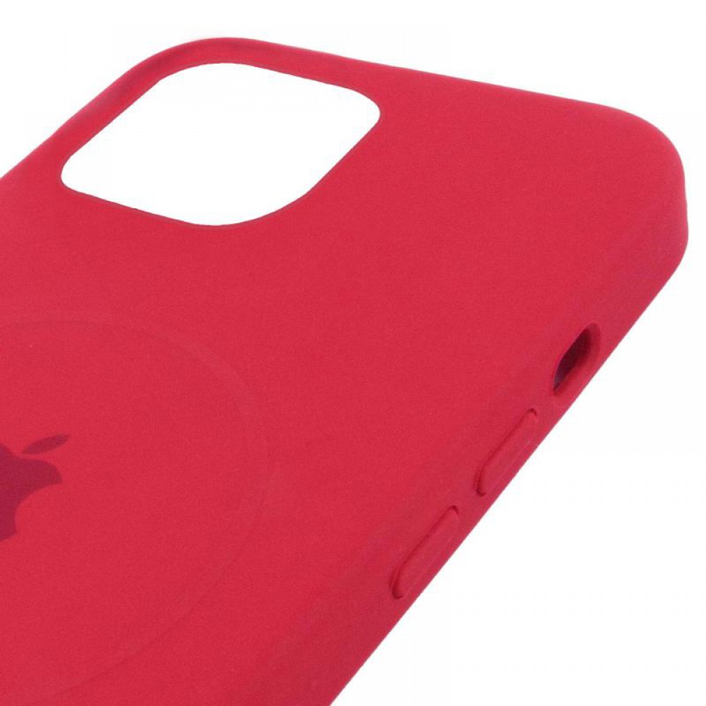 Чохол Silicone Case Full Protective (AA) with MagSafe для Apple iPhone 11 (6.1") Червоний / Deep Red