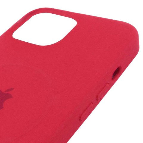 Чохол Silicone Case Full Protective (AA) with MagSafe для Apple iPhone 11 (6.1") Червоний / Deep Red