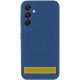 Чохол Silicone Cover Lakshmi Full Camera (AA) with MagFit для Samsung Galaxy S25 Edge Синій / Navy blue