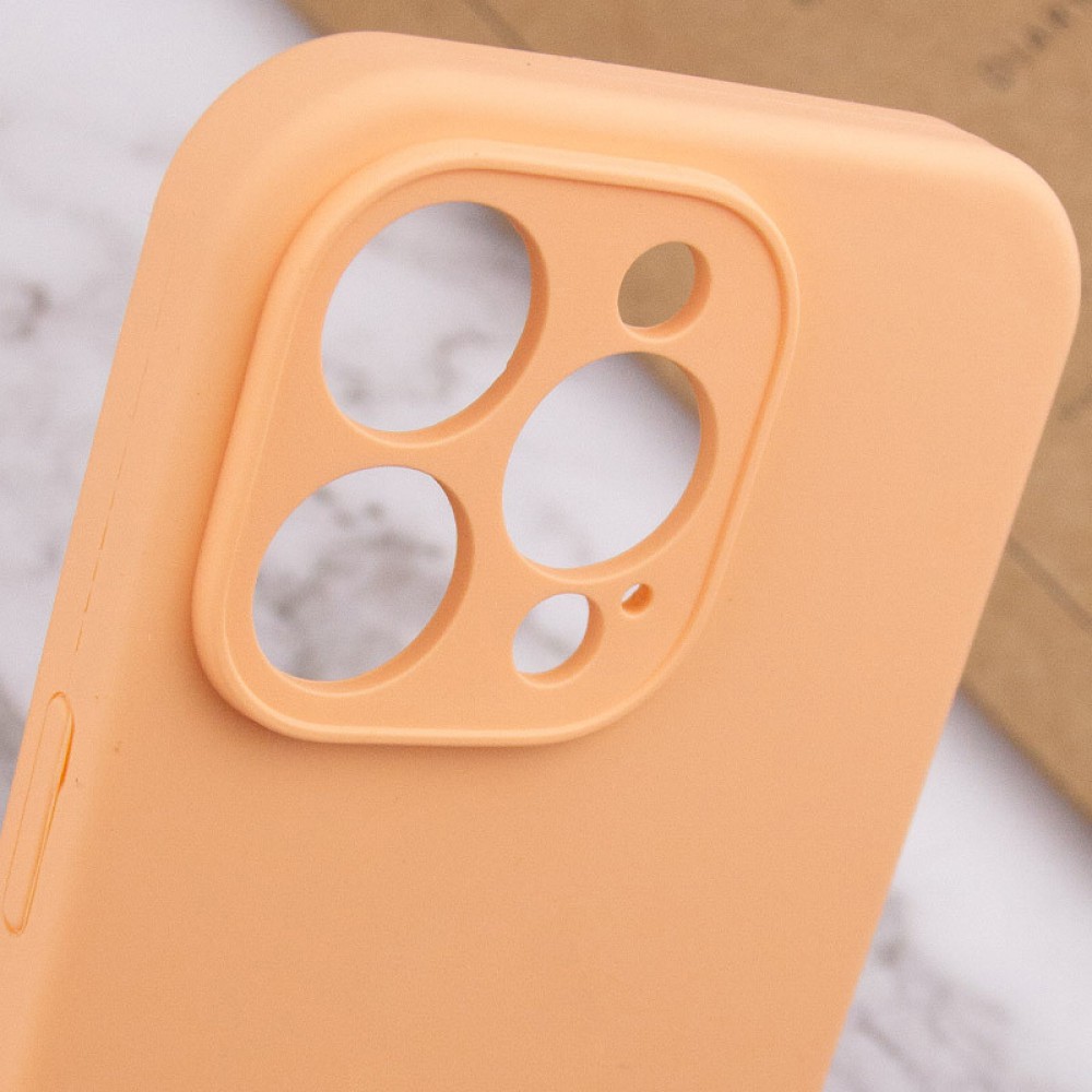 Чохол Silicone Case Full Camera Protective (AA) NO LOGO для Apple iPhone 14 Pro Max (6.7") Помаранчевий / Cantaloupe Чохол Silicone Case Full Camera Protective (AA) NO LOGO для Apple iPhone 14 Pro Max (6.7") Помаранчевий / Cantaloupe