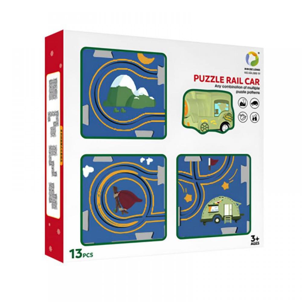 Розвиваюча іграшка-пазл SHT XDL588-19 Citi Walk (13pcs) Blue