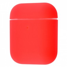Силіконовий футляр для навушників Airpods 1/2 Ultra Slim Червоний / Red