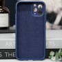 Чохол TPU+Glass Sapphire Midnight with MagSafe для Apple iPhone 12 Pro (6.1") Синій / Deep navy