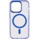 Чохол TPU Iris with MagSafe для Apple iPhone 14 Pro Max (6.7") Синій