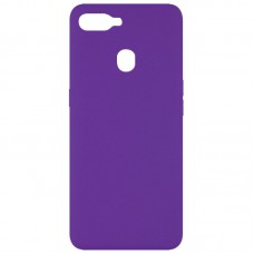 Чохол Silicone Cover Full without Logo (A) для Oppo A5s / Oppo A12 Фіолетовий / Purple