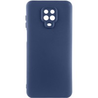 Чохол TPU GETMAN Liquid Silk Full Camera для Xiaomi Redmi Note 9s / Note 9 Pro / Note 9 Pro Max Синій / Navy Blue