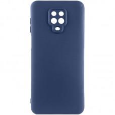 Чохол TPU GETMAN Liquid Silk Full Camera для Xiaomi Redmi Note 9s / Note 9 Pro / Note 9 Pro Max Синій / Navy Blue