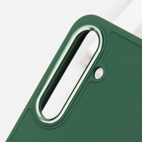 TPU чохол Bonbon Metal Style для Samsung Galaxy S24 / S25 Зелений / Army green
