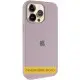 Чохол Silicone Case (AA) Logo with MagSafe для Apple iPhone 16 Pro (6.3") Сірий / Lavender