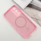 Чохол Silicone Cover Lakshmi Full Camera (AA) with MagFit для Samsung Galaxy S24 Рожевий / Light pink