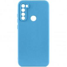 Чохол TPU GETMAN Liquid Silk Full Camera для Xiaomi Redmi Note 8T Блакитний / Blue