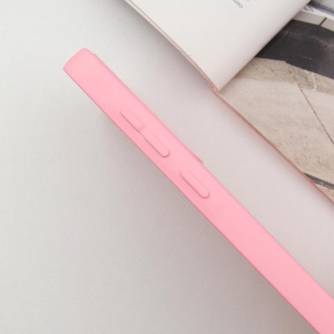 Чохол TPU GETMAN Liquid Silk Full Camera для Samsung Galaxy S24 FE Рожевий / Pink