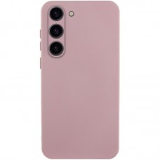 Чохол TPU GETMAN Liquid Silk Full Camera для Samsung Galaxy S23+ Рожевий / Pink Sand