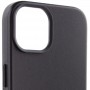 Шкіряний чохол Leather Case (AA) with MagSafe для Apple iPhone 14 Plus (6.7") Black