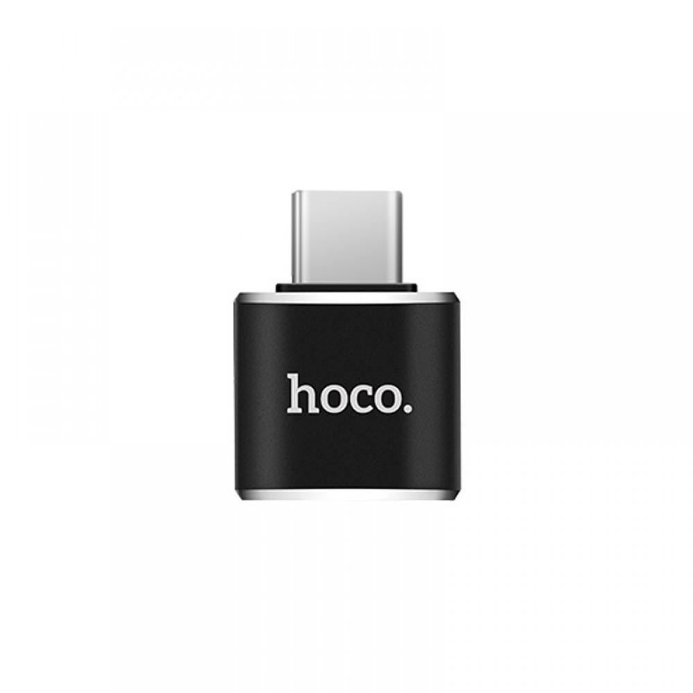 Перехідник Hoco UA5 Type-C to USB Чорний