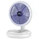 Настольный складной вентилятор Folding Fan 2in1 with Night Light