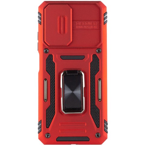 Ударостійкий чохол Camshield Army Ring для Xiaomi Redmi Note 11 (Global) / Note 11S / Note 12S Червоний / Red