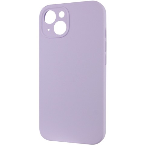 Чохол Silicone Case Full Camera Protective (AA) NO LOGO для Apple iPhone 14 (6.1") Бузковий / Lilac