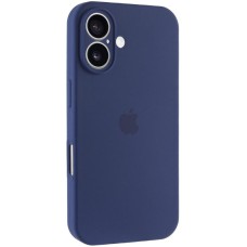 Чохол Silicone Case Full Camera Protective (AA) для Apple iPhone 16 Plus (6.7") Синій / Deep navy