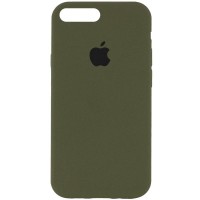 Чохол Silicone Case Full Protective (AA) для Apple iPhone 7 plus / 8 plus (5.5") Зелений / Dark Olive