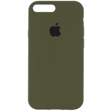 Чохол Silicone Case Full Protective (AA) для Apple iPhone 7 plus / 8 plus (5.5") Зелений / Dark Olive